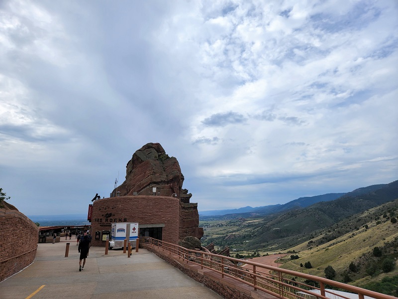 Entrance to Red Rocks Amphitheatre